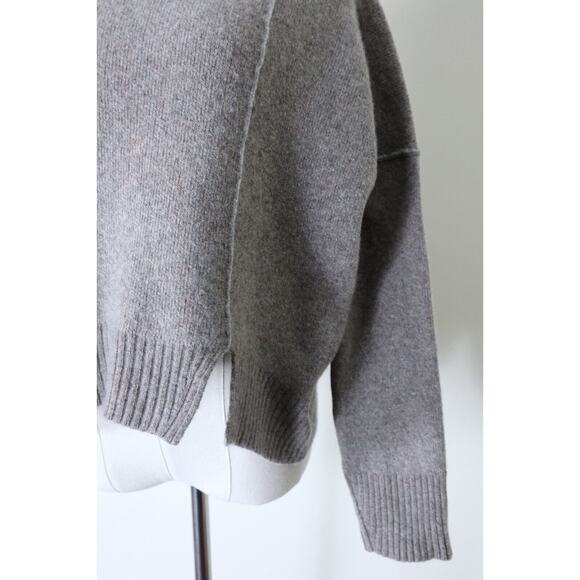 Brochu Walker Size S Carnaby Turtleneck Sweater Seam Double Knit Pullover Taupe - Picture 6 of 14